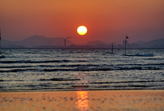 日落海景