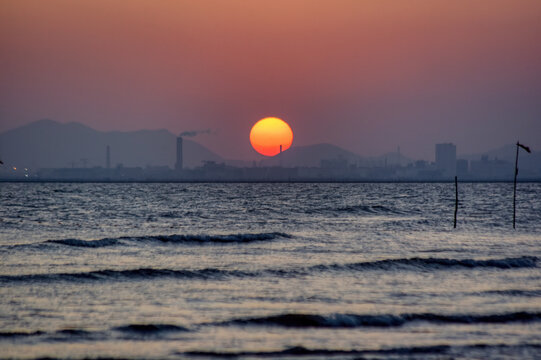 日落海景