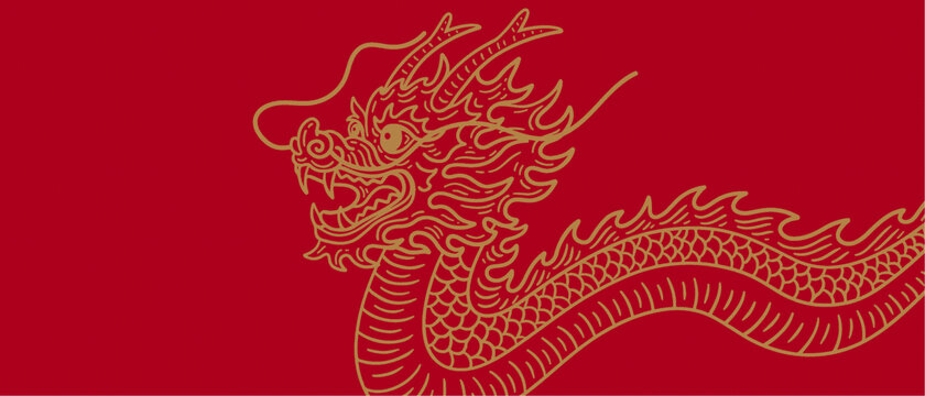龍插圖繪畫