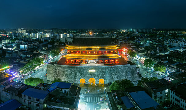 明中都鼓楼夜景