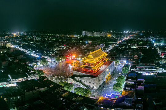 明中都鼓楼夜景