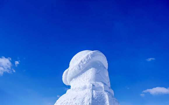 雪雕雪人