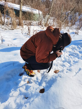 雪地拍照