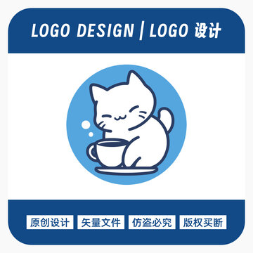 猫咖logo设计