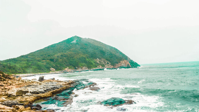 海南文昌石头公园海景