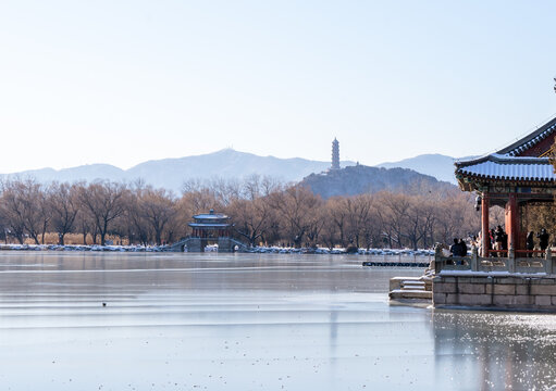 颐和园雪景