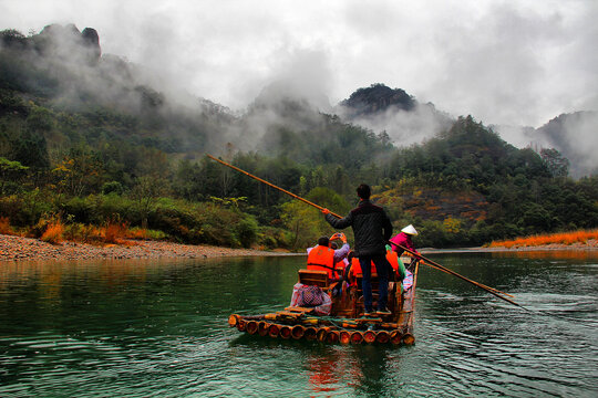 武夷山漂流