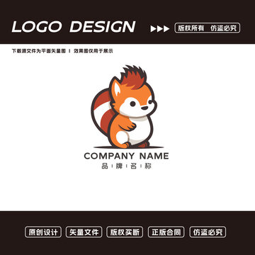 松鼠logo標(biāo)志