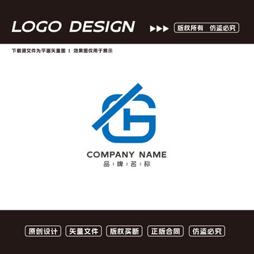 G字母logo标志