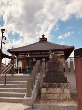 日本千叶县成田市街景