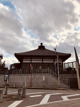 日本千叶县成田市街景