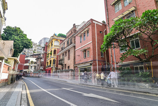 广州东山口城市街景风光