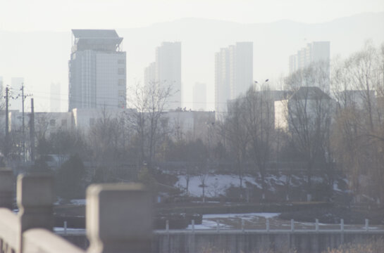 太原市西山脚下