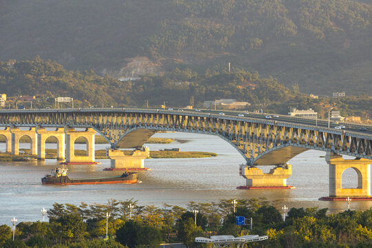 福州道庆洲大桥建筑风光