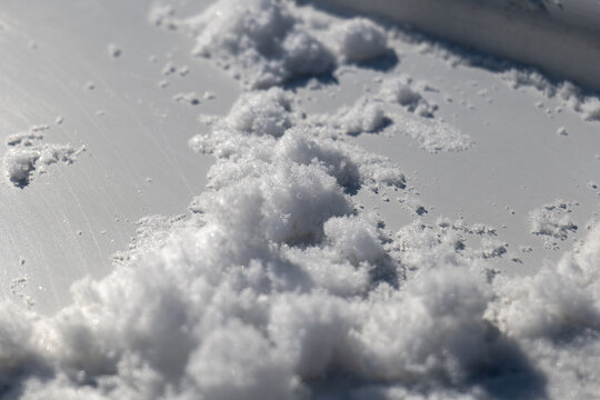 白色的冬天雪景