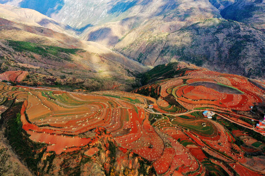 东川红土地风光