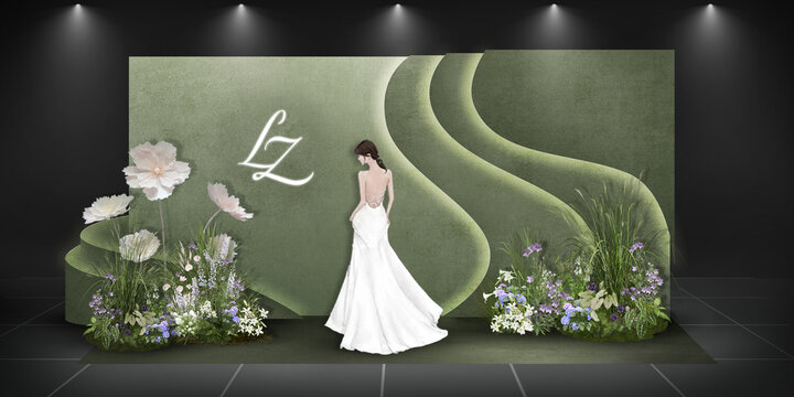 牛油果綠婚禮迎賓