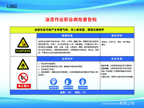 油漆作业职业病危害