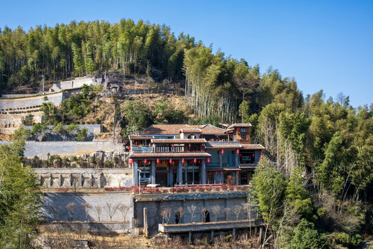 山村仿古建筑