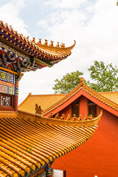 中国古建筑传统寺庙