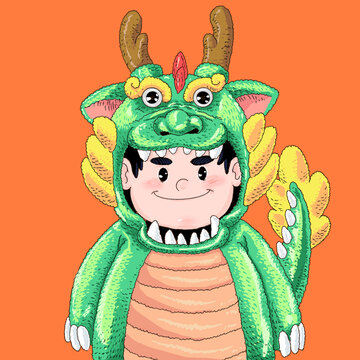 龍頭像