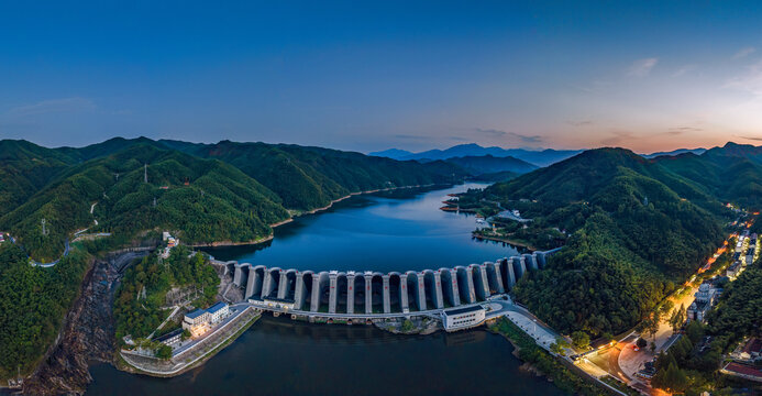 佛子岭水库夜景