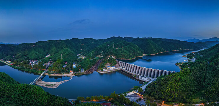 佛子岭水库夜景