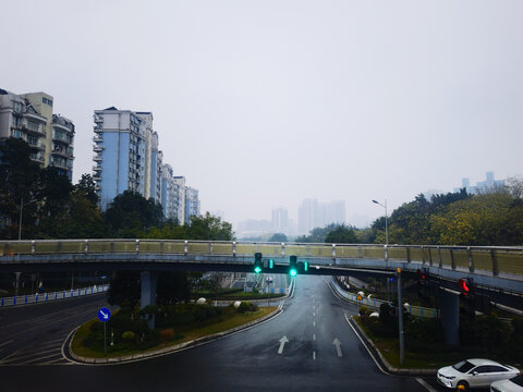 城市道路红绿灯路口