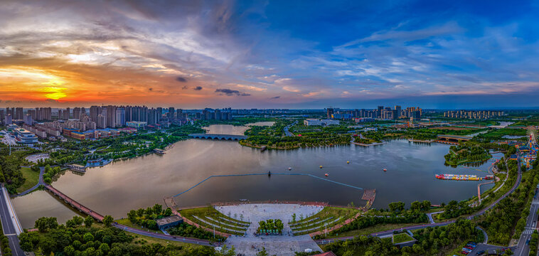 和睦湖夜景