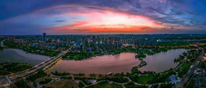 和睦湖夜景