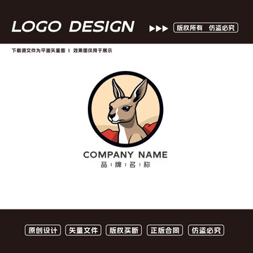 袋鼠logo标志