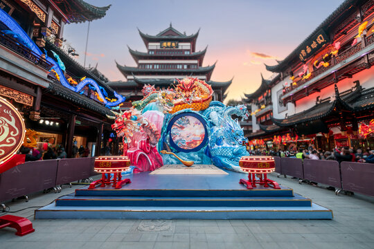 上海豫园花灯夜景