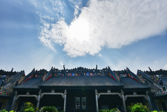 广州陈家祠建筑风光