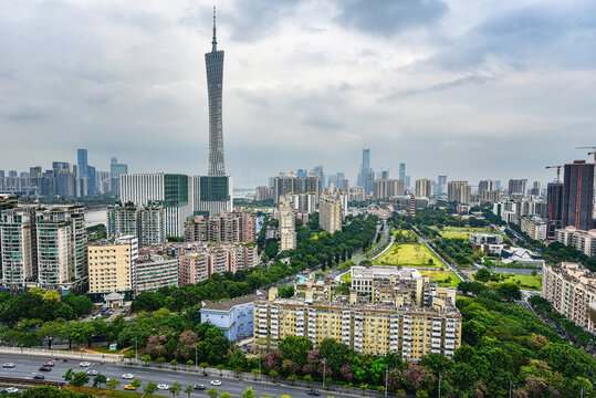 广州城市建筑风光