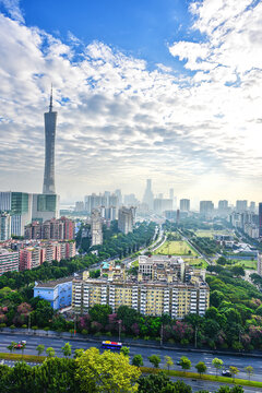 广州城市建筑风光