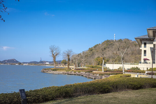 东钱湖湖景