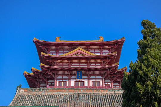 中国开封大相国寺景区建筑