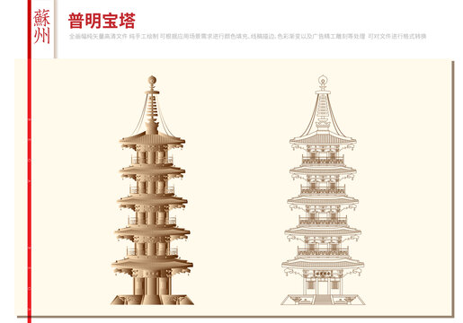 蘇州寒山寺普明寶塔