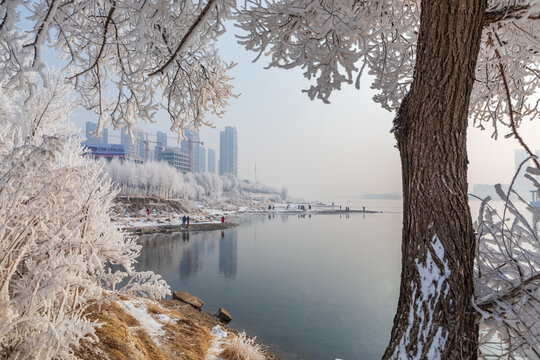 吉林市雾凇景观