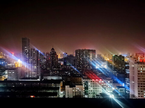 城市建筑夜景