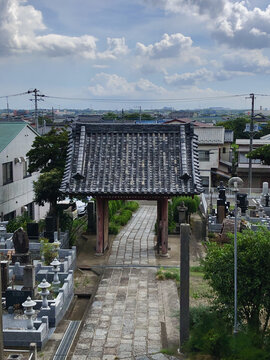 日本佛教曹洞宗瑞龙山来见寺寺门