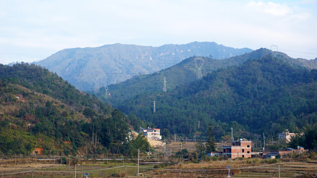 广东山区农村