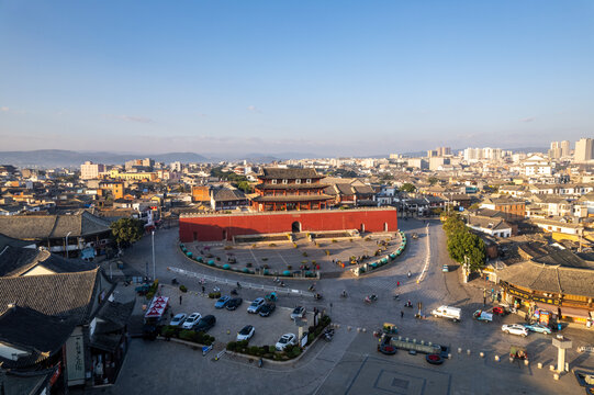 云南建水古城朝阳楼