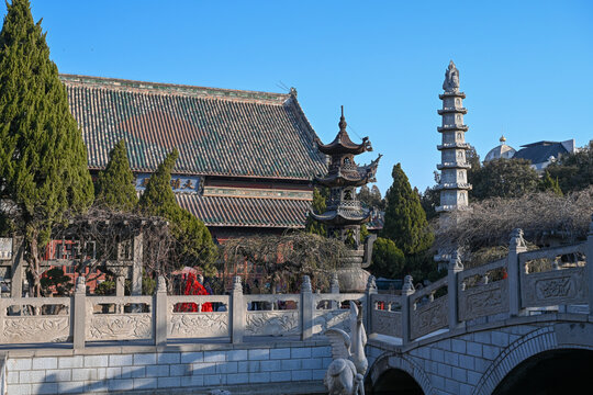 中国开封大相国寺景区建筑