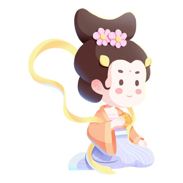 中秋節(jié)神話人物嫦娥免摳元素