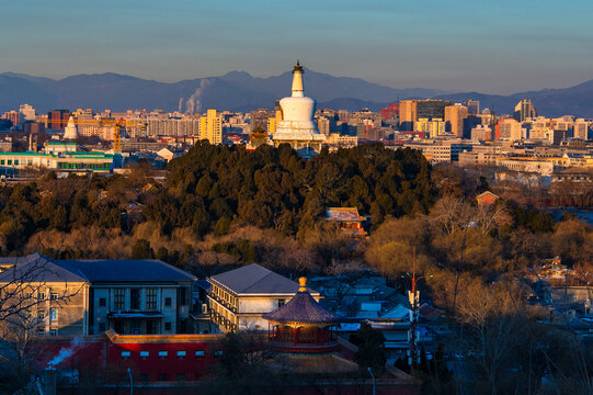 北京北海白塔