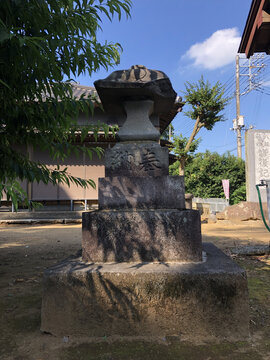 日本茨城县龙崎市村社八坂神社