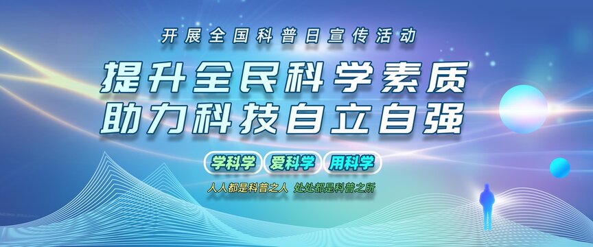 全國科普日宣傳展板