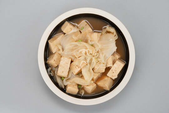 虾皮白菜炖豆腐