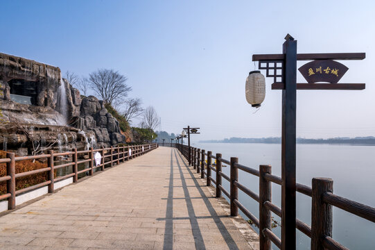 浙江衢州盈川古城休闲步道